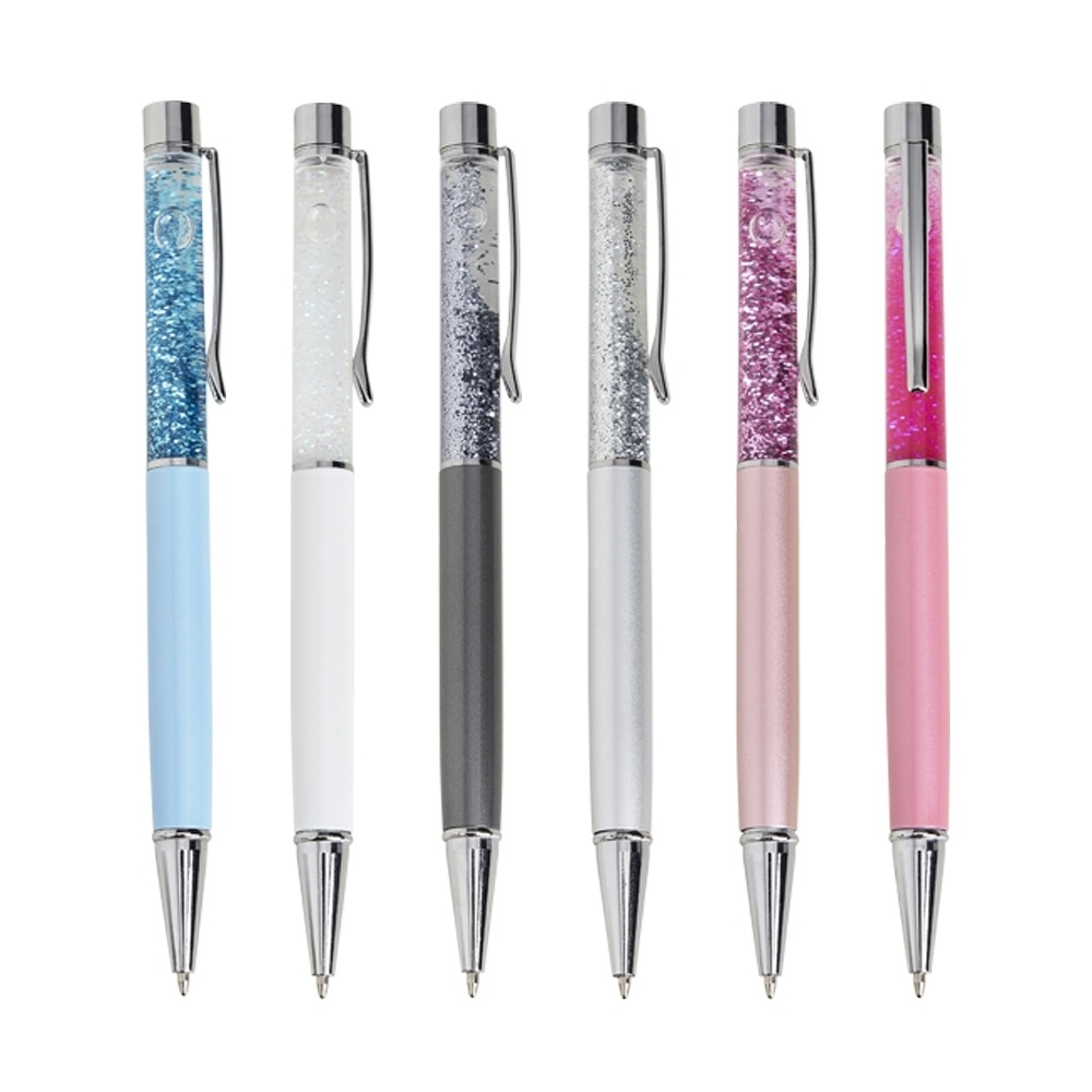 X4094 - Caneta Metal Glitter