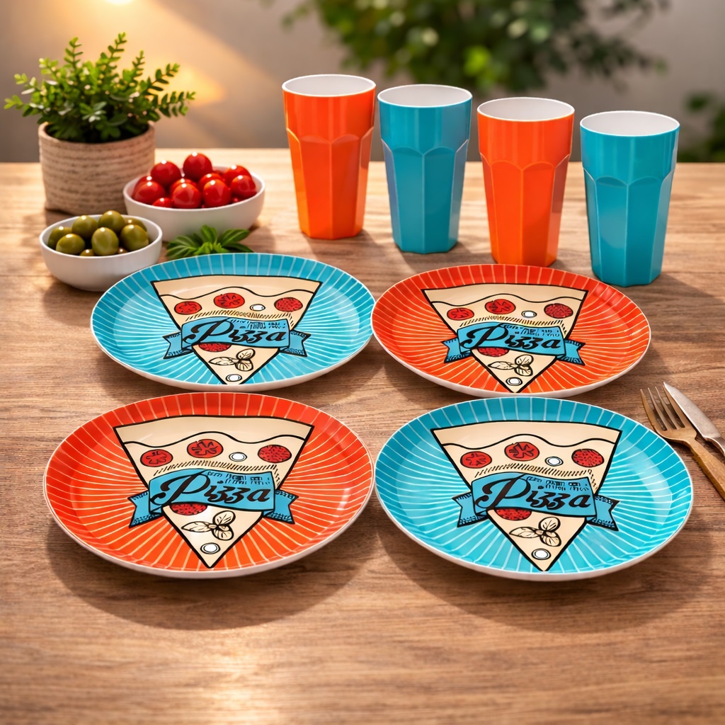 Conjunto Pizza 8 Peças